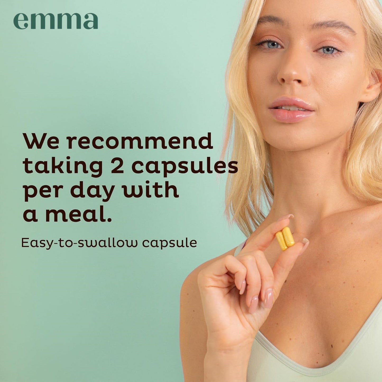 Emma Gut Health Gas & Bloating Relief 60 Capsules
