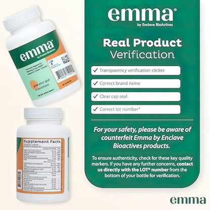 Emma Gut Health Gas & Bloating Relief 60 Capsules